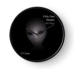 Fifty One Shades of Grey - Clock